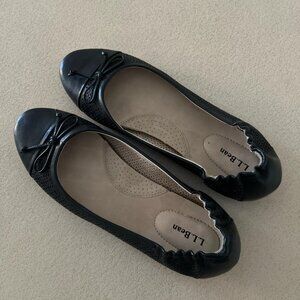 L.L.Bean Women's Black Ballet-shoes